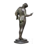 "DIONYSOS &ndash; Narcissus of Pompeii", Anonymous, after the antique, late 19th century, bronze