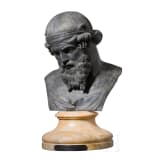 A bronze bust of Priapus (historically identified as 'Plato'), Anonymous, probably late 19th to early 20th century