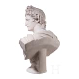 A plaster cast "Bust of Apollo Belvedere type", Anonymous, probably 20th century