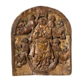 "Coronation of the Virgin", Anonymous (probably South German/Austrian), circa 1450&ndash;1480, painted and gilded carved wood