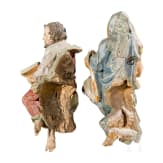 Two wooden Apostle figures with book, Anonymous, probably Southern German/Alpine region, late 17th to 18th century