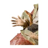 Two wooden Apostle figures with book, Anonymous, probably Southern German/Alpine region, late 17th to 18th century
