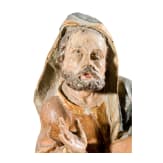 Two wooden Apostle figures with book, Anonymous, probably Southern German/Alpine region, late 17th to 18th century