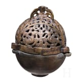 A bronze censer, circa 1190 - 1210 AD