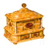 A large amber casket, K&ouml;nigsberg, circa 1900