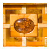 A large amber casket, K&ouml;nigsberg, circa 1900
