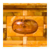 A large amber casket, K&ouml;nigsberg, circa 1900
