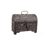 A Spanish or French iron-mounted casket, 16th century