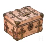 A French velet covered casket, ca. 1680