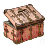 A French velet covered casket, ca. 1680