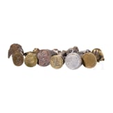 A collection of seal stamps, probably Europe, circa 1900&ndash;1930, brass, partly silver-plated