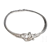 An 18-ct white gold bracelet set with diamonds (approx. 0.52 ct).