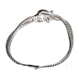 An 18-ct white gold bracelet set with diamonds (approx. 0.52 ct).