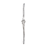 An 18-ct white gold bracelet set with diamonds (approx. 0.52 ct).