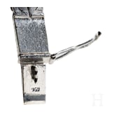 An 18-ct white gold bracelet set with diamonds (approx. 0.52 ct).