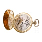 A 14ct gold pocket watch Savonette "Favor", German, circa 1900