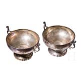 Two footed silver bowls, Paris, Gregoire Masse, 1708/09 / Thomas Germain, 1733/34