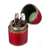 A travel cutlery with case, France, 19th century