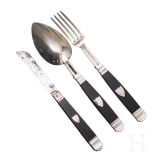 A travel cutlery with case, France, 19th century