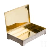 A Persian silver casket as a gift from Mohammad Reza Pahlavi (1941-1779 Shah of Iran) to extrem mountaineer Wolfgang Groter
