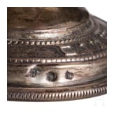 Two silver Judaica Besamim spice towers, 20th century