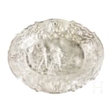 A silverboard dish, 19th century