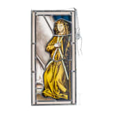Gotische Bleiverglasung (Teil eines Kirchenfensters) mit Heiligendarstellung, Peter Hemmel von Andlau (um 1420 Andlau - 1506 Stra&szlig;burg), um 1477/78
