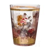 Zwischengoldbecher mit Jagdgefecht, B&ouml;hmen, 18. Jhdt.