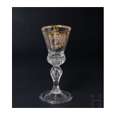 Glaspokal, Sachsen, Gl&uuml;cksburger H&uuml;tte, datiert 1754