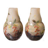 Paar Jugendstil-V&auml;schen, Nancy, Daum Fr&egrave;res, um 1900 - 1905