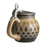 Westerw&auml;lder Jugendstil-Bierkrug, Richard Riemerschmid, 1902 (Entwurf), Grenzhausen, Reinhold Merkelbach (Ausf&uuml;hrung)