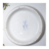 Zwei Porzellantassen mit Untertassen, Meissen, um 1790 /Niderviller, Graf von Custine, 1770-93