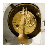 Gro&szlig;e Porzellan-Pendule, KPM, 18. /19. Jhdt.