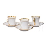 54-teiliges Service des Georg Grafen zu M&uuml;nster mit zahlreichen Adelswappen, deutsch, KPM, datiert 1840-1845