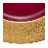 Teller mit Monogramm, Limoges, 20. Jhdt.