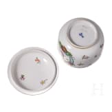 Deckeldose und Henkelkorb, Meissen, 1860 - 1924