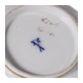 Deckeldose und Henkelkorb, Meissen, 1860 - 1924