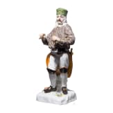 Bergmann mit W&uuml;nschelrute, Johann Joachim Kaendler, 1750 (Entwurf), Meissen, 20. Jhdt. (Ausf&uuml;hrung)