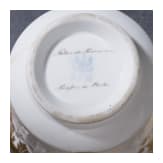 Ansichtentasse Ordenspalais (Prinz-Karl-Palais) , Untertasse, KPM, 1837-47/ Tasse, Meissen, um 1810