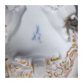 Ansichtentasse Ordenspalais (Prinz-Karl-Palais) , Untertasse, KPM, 1837-47/ Tasse, Meissen, um 1810