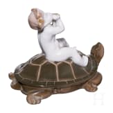 A porcelain group "Turtle Post", Ferdinand Liebermann (design), Rosenthal Kunstabteilung Selb, circa 1920 (finish)