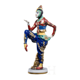 A porcelain dancing figure of Anita Berber "Korean Dance", Constantin Holzer-Defanti, 1919 (design), Rosenthal Kunstabteilung Selb, circa 1929