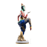 A porcelain dancing figure of Anita Berber "Korean Dance", Constantin Holzer-Defanti, 1919 (design), Rosenthal Kunstabteilung Selb, circa 1929