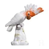 A porcelain cockatoo, Johann Friedrich Eberlein, 1737 (design), Meissen, 20th century