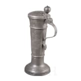 A Rostock pewter guild tankard (roerken), dated 1756