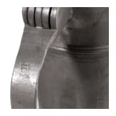 A Rostock pewter guild tankard (roerken), dated 1756