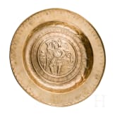 A Nuremberg alms dish with Christophorus motive, 1st half of the 17th century