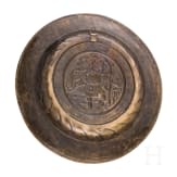 A Nuremberg alms dish with Christophorus motive, 1st half of the 17th century