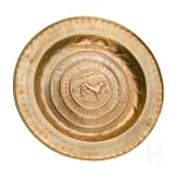 A Nuremberg alms dish with lion motive, 1st half of the 16th century
