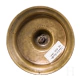 A Nuremberg brass renaissance candlestick, mid 16th century
